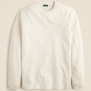 J. Crew Relaxed long-sleeve premium-weight cotton T-shirt Size L